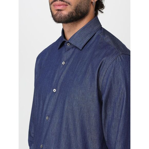 Brooksfield Shirt Men Denim